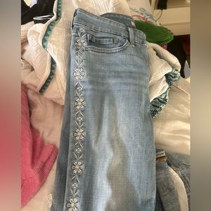 Skinny flower, Levi jeans, size 27